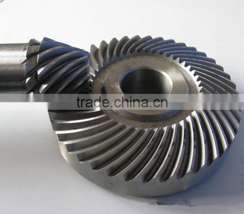 Machining high precision Spiral arc gear