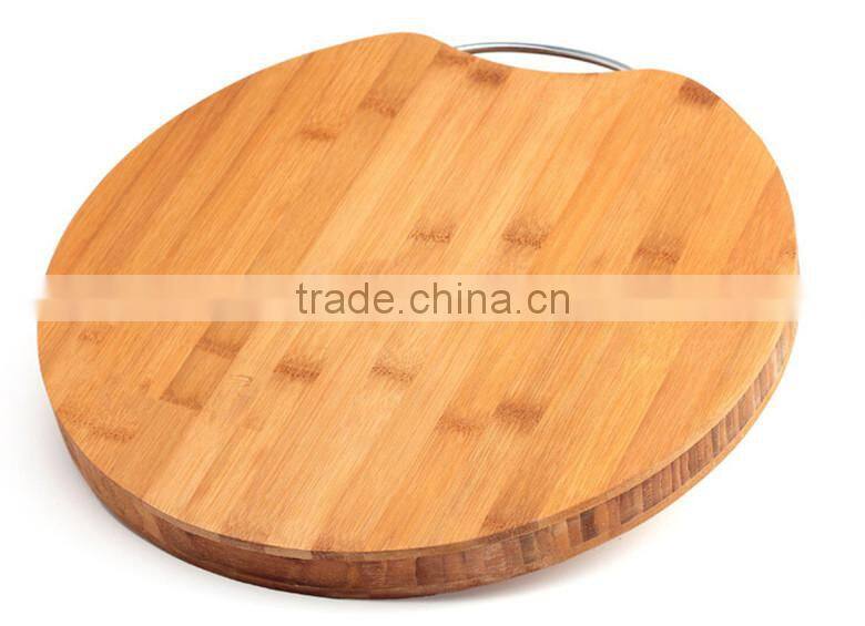 Good quality disposable round bamboo cutting board