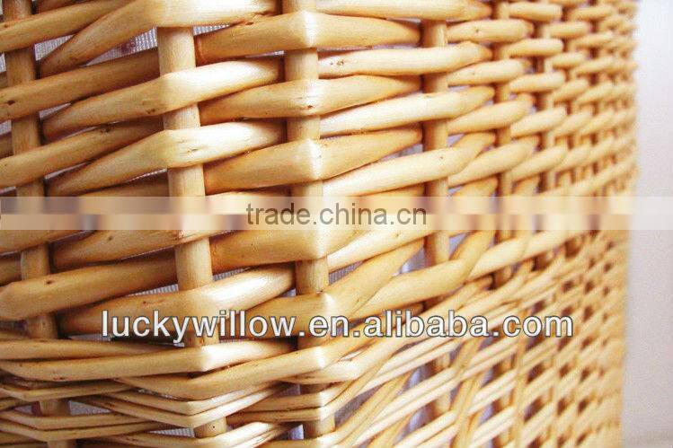large wicker laundry basket with handle knitted laundry basket