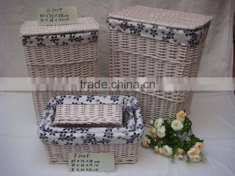 lucky weave rattan basket with lid