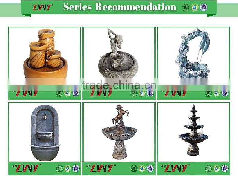 Novel design resin mini artificial fountain