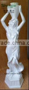 XK-BG001 Sexy beauty hot sale artificial fiberglass flower vase