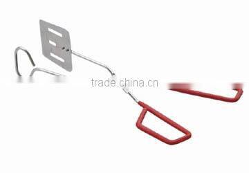 Food tong iron with powder coating plastic coating handle
