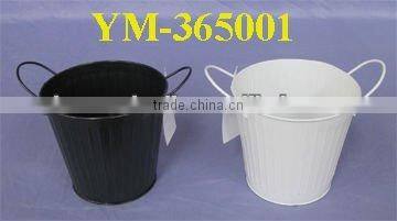 top quality purple metal box garden pot with hand