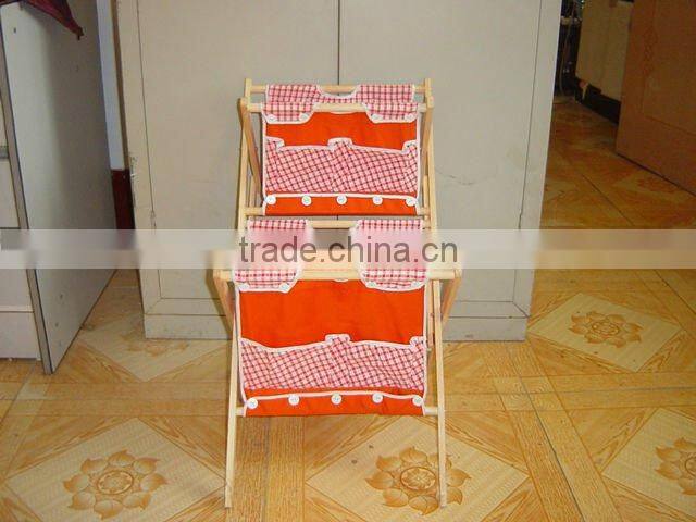 beautiful useful folding wooden newspaper rack for sale