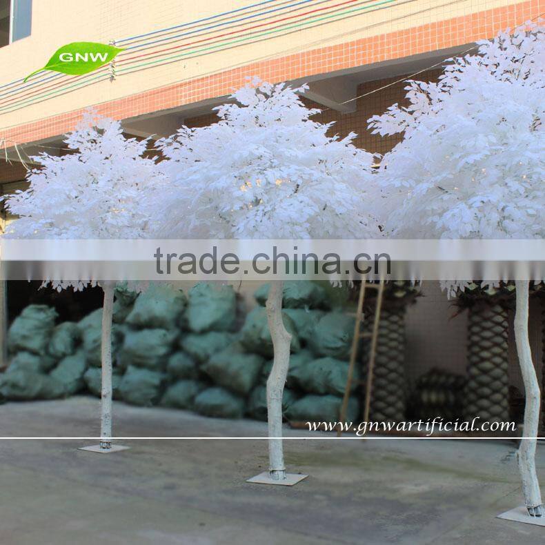 BTR034 GNW Outdoor Artificial Ficus Tree White Banyan Cheap Christmas Ornaments Wholesale