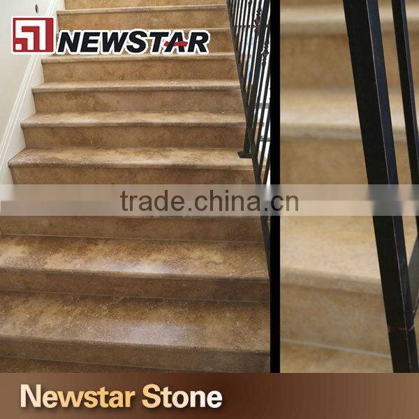 Newstar travertine staircase marble travertine stairs