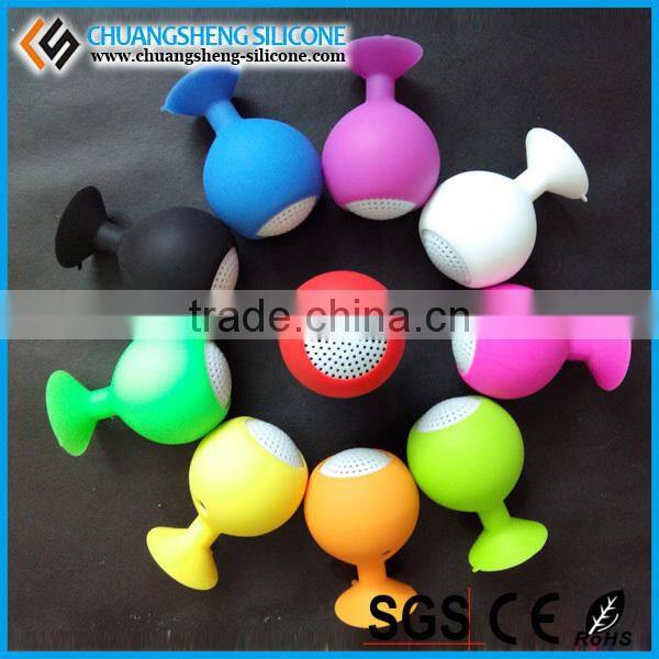 Waterproof mini wireless bluetooth mobile phone holder stand pad speaker
