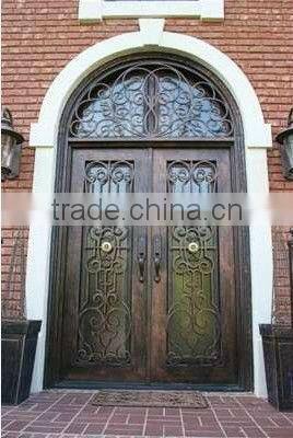 Bisini eyebrow top arch double entry door (BG90102)