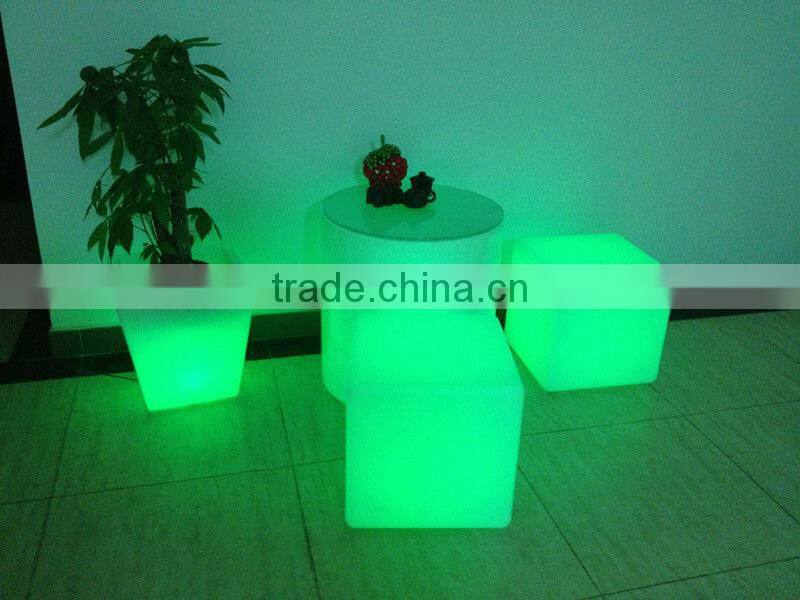 RGB bar stool chair/ led color furniture