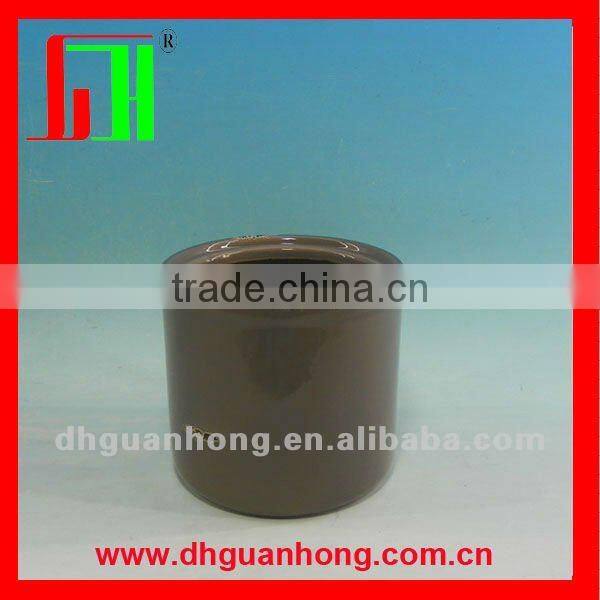 grey round enamel garden pot