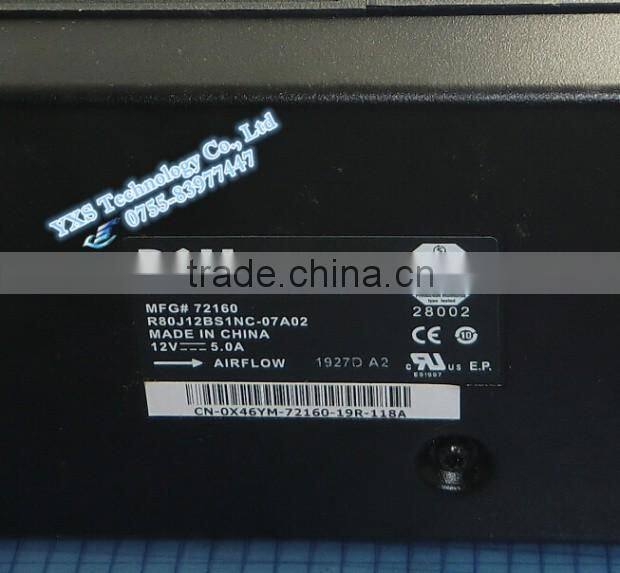 R80J12BS1NC-07A02 72160 12V 5.0A P/N: X46YM REV.A00 Server fans