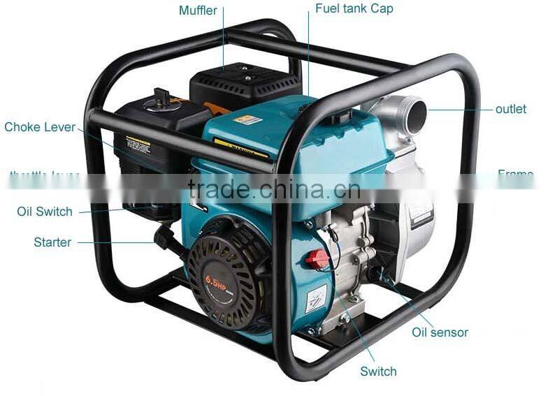 2inch 3inch agriculturel gasoline water pump