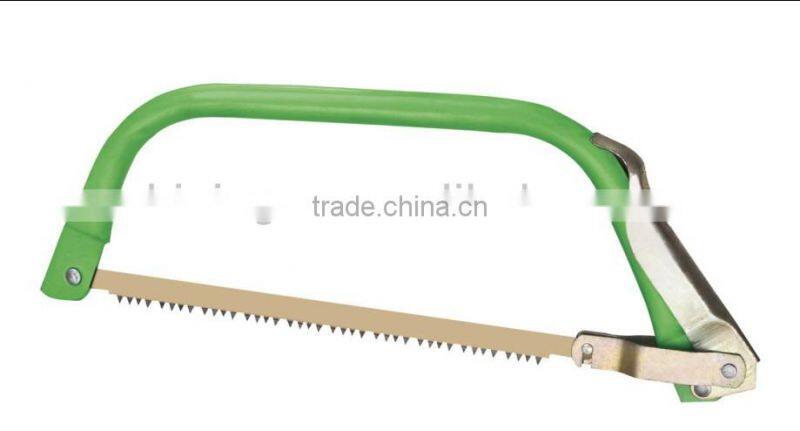 bow saw with hardened teeth