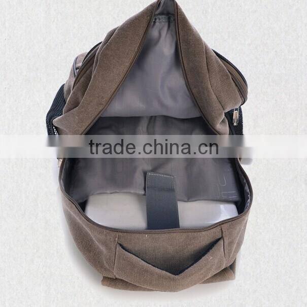 Put laptop school canvas bakcpack china