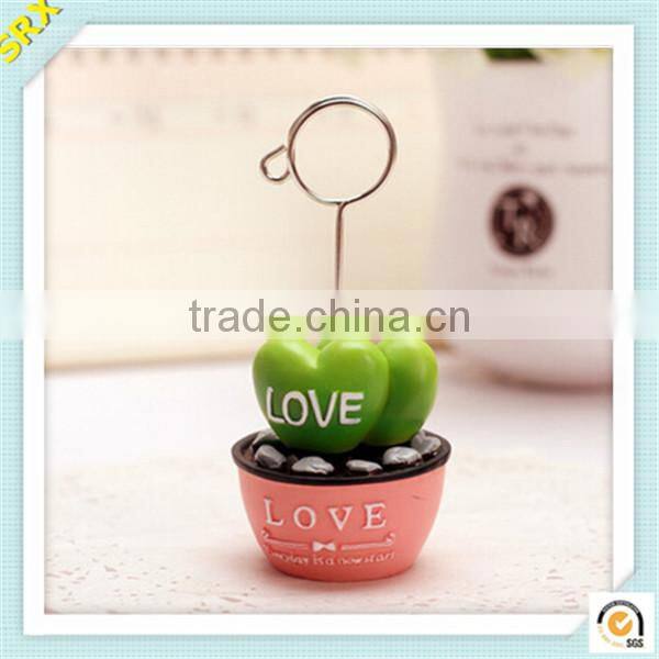 2015 newest lovley pink memo holder clip gift OEM plastic memo clips