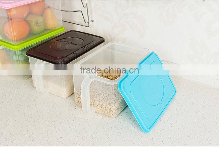 Custom wholesale clear plastic food storage box transparent plastic food keep fresh box storage case