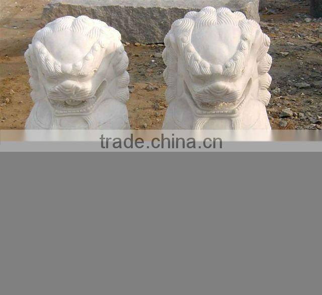 marble lion carving