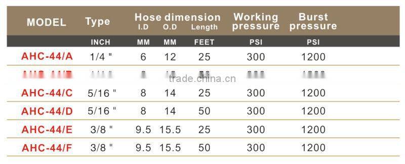 Hot Sale High Quality Rubber Air Cleaner Hose---AHC-44