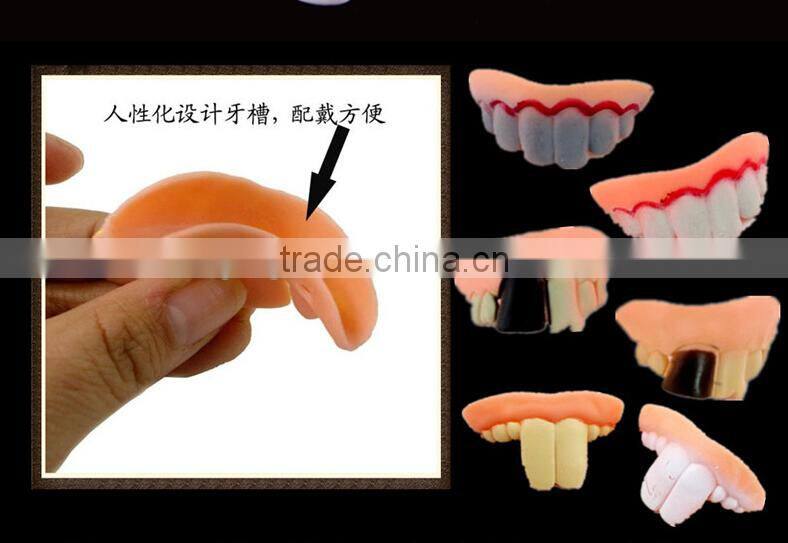 Halloween party fake teeth PVC fake teeth props fake teeth