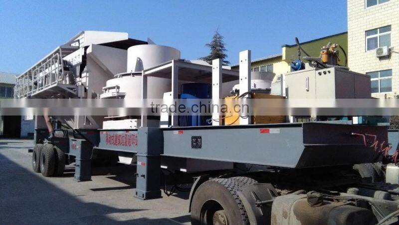 2016 Good Quality Mobile Stone Crusher Plant for Rock Sand