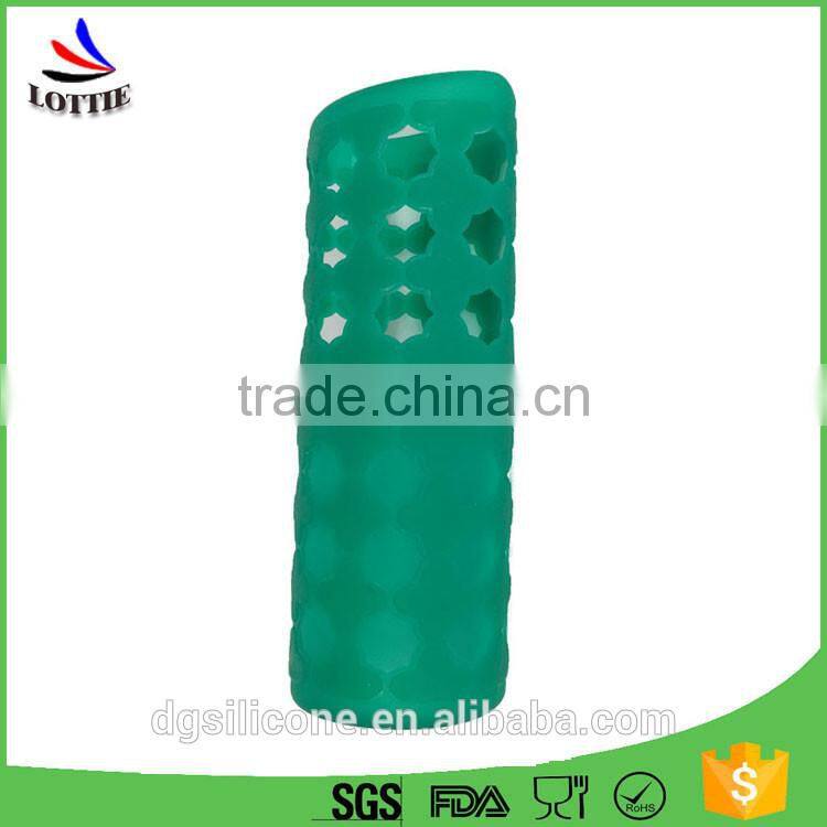 High quality Heat-resistant silicone Sleeve food grade silicone bottle sleeve