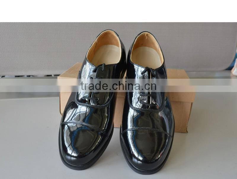 black business men genuine leather shoes