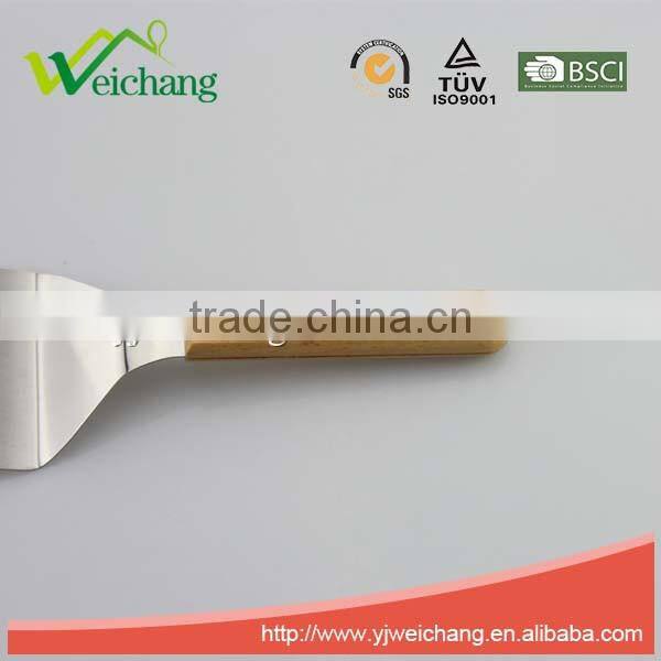 WC3894 Good quality Stainless Steel Blade Wooden Grip Baking Cake Pie Pizza Shovel low price