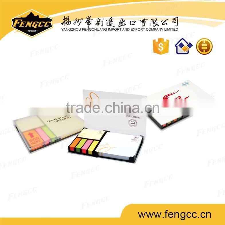 notepad shaped note pad memo pad with plastic case