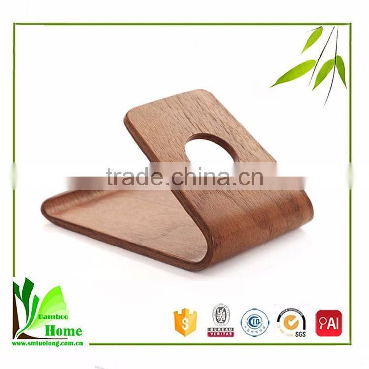 Factory price oem eco-friendly bamboo mobile phone stand