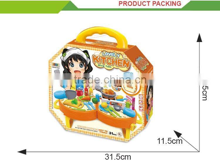 Hot sale plastic kitchen toy play kids cooking games