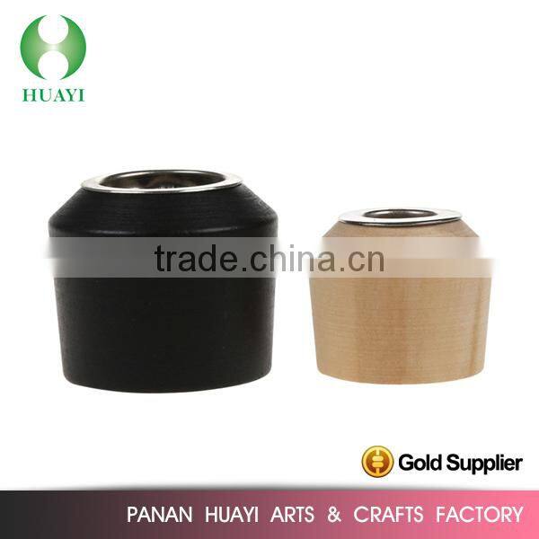 Cone perfume wood cap natural and black color