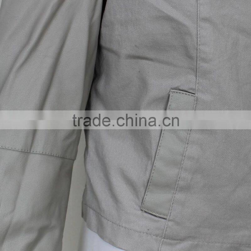 China Clothing Factory Custom Women Moto Leather Jacket
