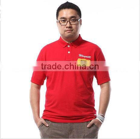 bulk soft high quality 100% cotton man's heavy short sleeve polo shirt