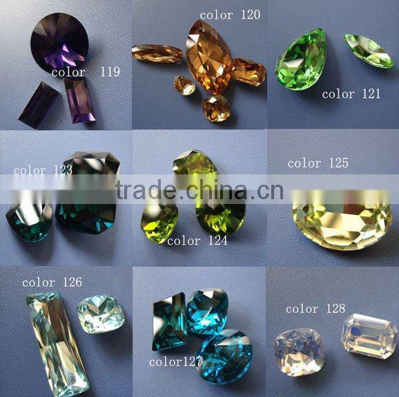 clothing or garment accessory crystal and galss bead