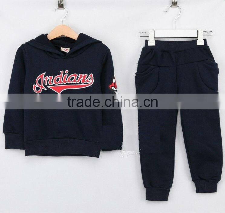 custom made children sweat suit high quality made in china