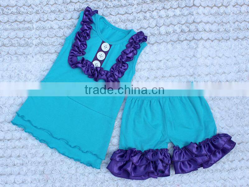 wholesale cute summer baby outfits -tops and shorts