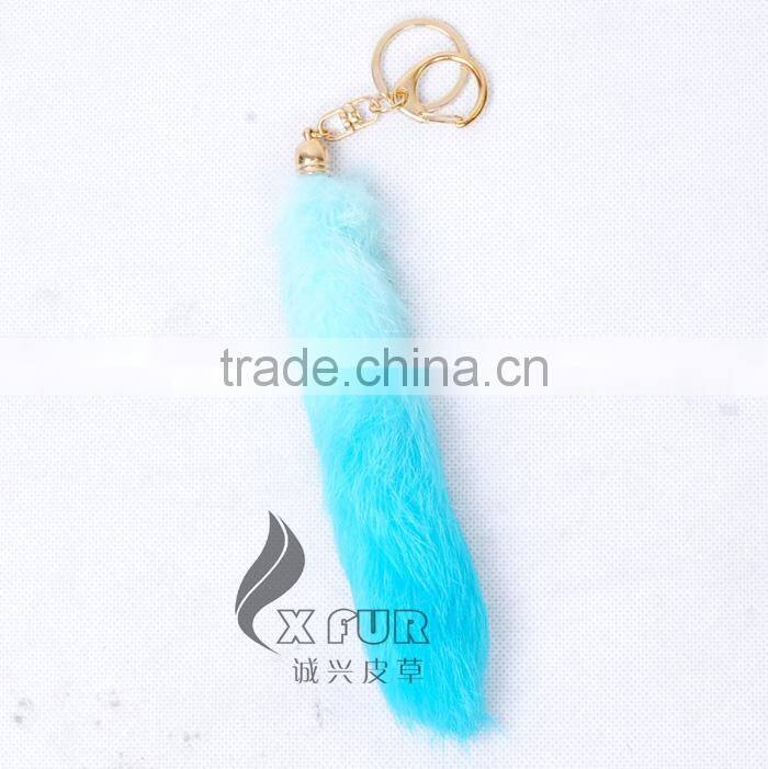 CX-R-39A Promotional Gift Fancy Rabbit Fur Key Ring