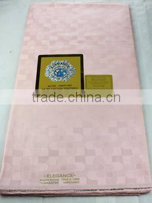 100% cotton white guinea brocade fabric for african men and women