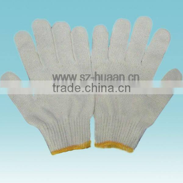 7 guage Computer weaving Cotton gloves, cotton protection gloves