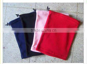 black fleece neck warmer scarf like hat