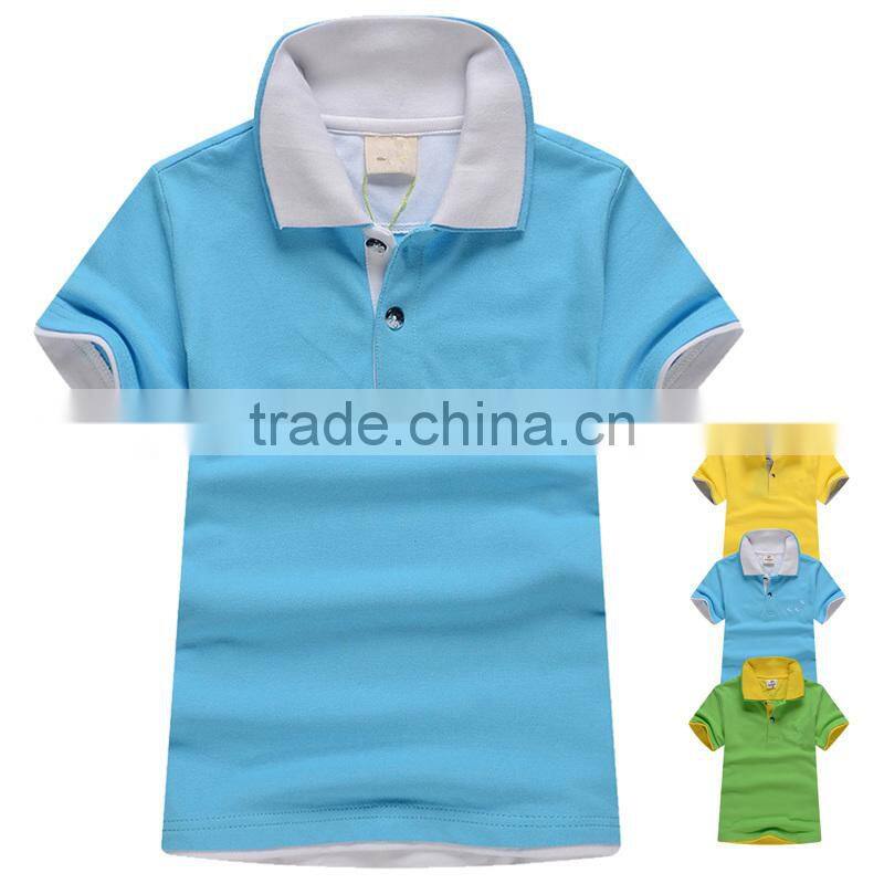 wholesale children's boutique polo shirt yarn dyed kids polo shirt wholesale