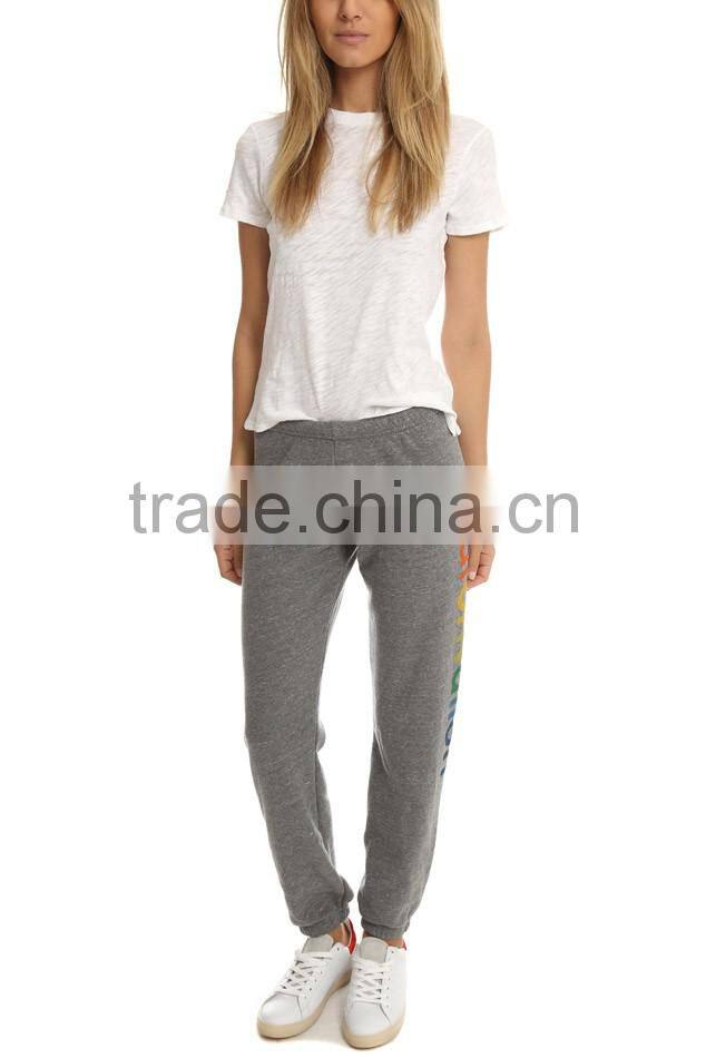 new style french terry harem pants women