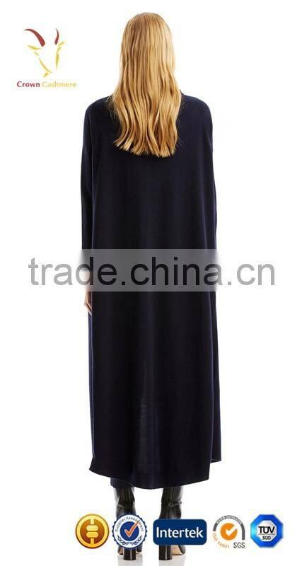 Shawl Collar Long Winter Wool Cashmere Coats for Women