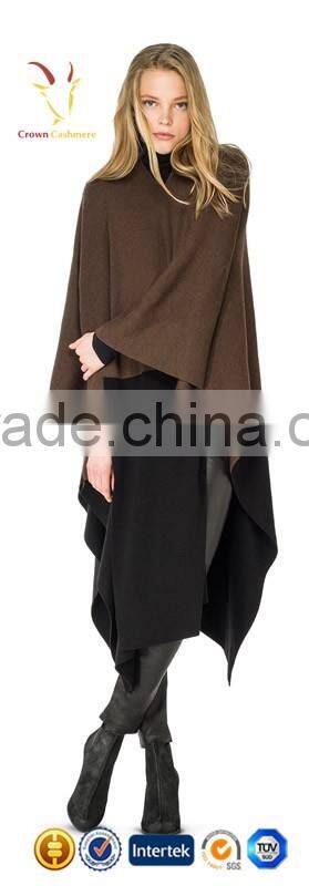 Womens Wool Poncho and Shawls Knit Poncho Sweater for Women