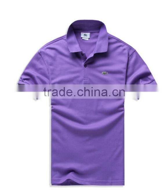Custom logo 100% cotton polo shirt made in China