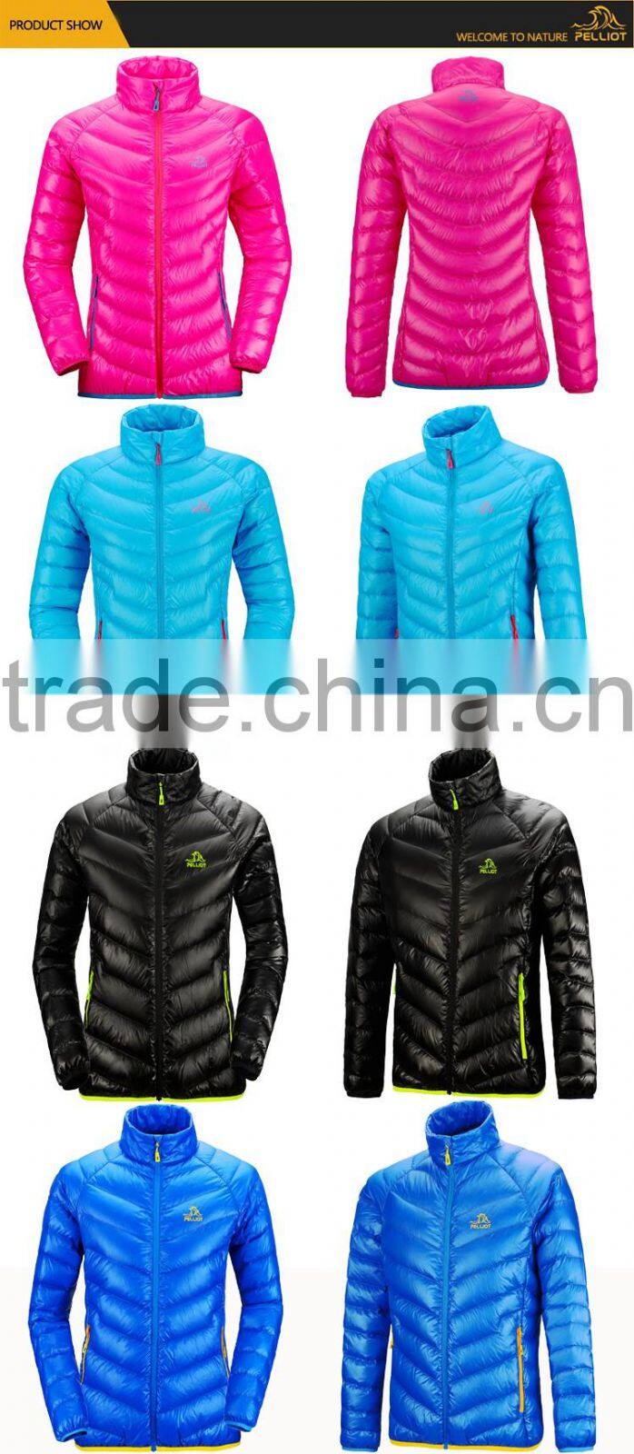 High Quality Women Winter Outdoor Jacket Light Thin Down Duck Feather Jacket