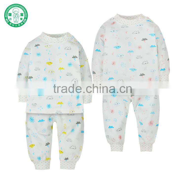 Light colors healthy for babies Newborn unisex baby sleeping clothing sets