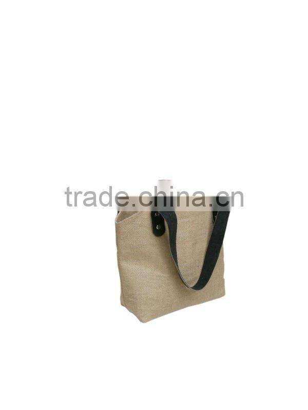 STRONG JUTE SHOPPING BAGS WITH COTTON HANDLE