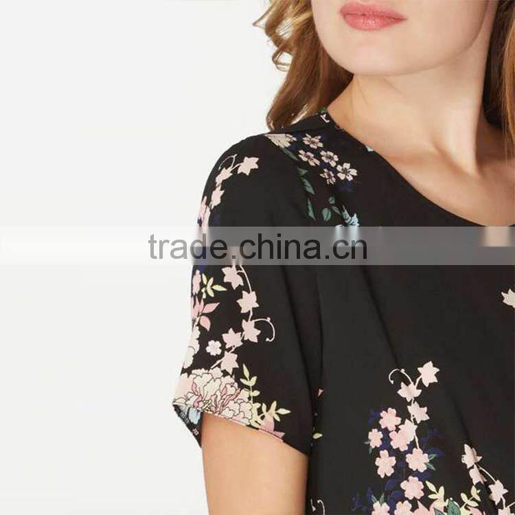 Oriental Floral Tea Maternity Dress Clothes Manufacturers